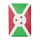 Patriottische Vlag van Burundi Badmat (Voorkant Verticaal)