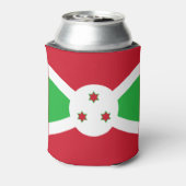 Patriottische Vlag van Burundi Blikjeskoeler (Blikje Achterkant)
