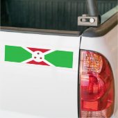 Patriottische Vlag van Burundi Bumpersticker (Op Truck)