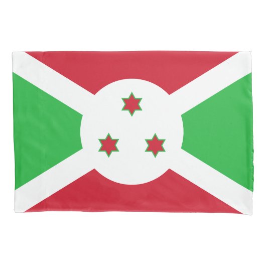 Patriottische Vlag van Burundi Kussensloop (Voorkant)