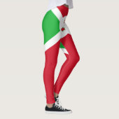 Patriottische Vlag van Burundi Leggings (Rechts)