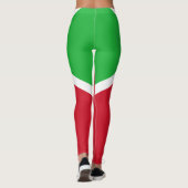 Patriottische Vlag van Burundi Leggings (Achterkant)