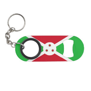 Patriottische Vlag van Burundi Mini Flessenopener