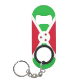Patriottische Vlag van Burundi Mini Flessenopener (Voorkant)