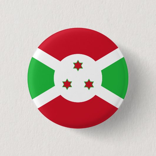 Patriottische Vlag van Burundi Ronde Button 3,2 Cm (Voorkant)