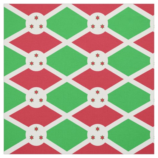 Patriottische Vlag van Burundi Stof (Swatch)