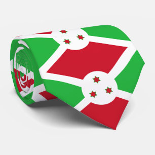 Patriottische Vlag van Burundi Stropdas