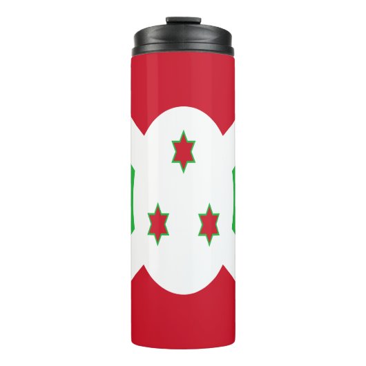 Patriottische Vlag van Burundi Thermosbeker (Voorkant)