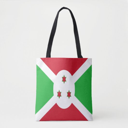 Patriottische Vlag van Burundi Tote Bag (Voorkant)