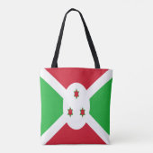 Patriottische Vlag van Burundi Tote Bag (Achterkant)