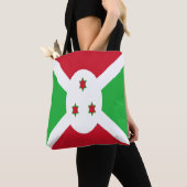 Patriottische Vlag van Burundi Tote Bag (Dichtbij)