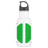 Patriottische Vlag van Burundi Waterfles (Achterkant)