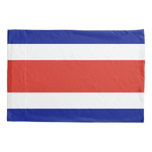 Patriottische vlag van Costa Rica met één Kussensl Kussensloop (Achterkant)