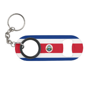Patriottische vlag van Costa Rica Mini Flessenopener