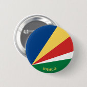 Patriottische vlag van de Seychellen Ronde Button 5,7 Cm (Voorkant /achterkant)