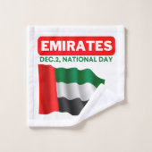 Patriottische vlag van de Verenigde Arabische Emir Bad Handdoek (Wasdoekje)