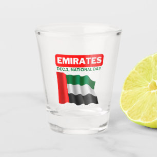 Patriottische vlag van de Verenigde Arabische Emir Shot Glas