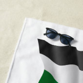 Patriottische vlag van de Verenigde Arabische Emir Strandlaken (In situ)