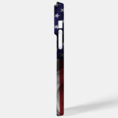Patriottische vlag van de Verenigde Staten van Ame Case-Mate iPhone Case (Achterkant / Links)