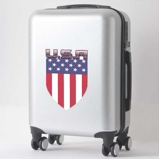 Patriottische Vlag van de VS Amerikaanse Vlag Sticker (Koffer)