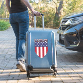 Patriottische Vlag van de VS Amerikaanse Vlag Sticker (Koffer Insitu)