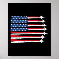Patriottische Vlag Van De Vs Gevechtsvliegtuig 4 J
