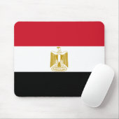 Patriottische vlag van Egypte Muismat (Met muis)