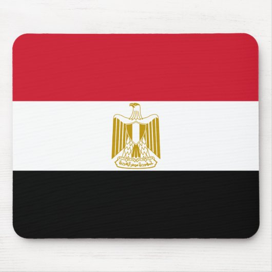 Patriottische vlag van Egypte Muismat (Voorkant)
