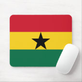 Patriottische vlag van Ghana Muismat (Met muis)