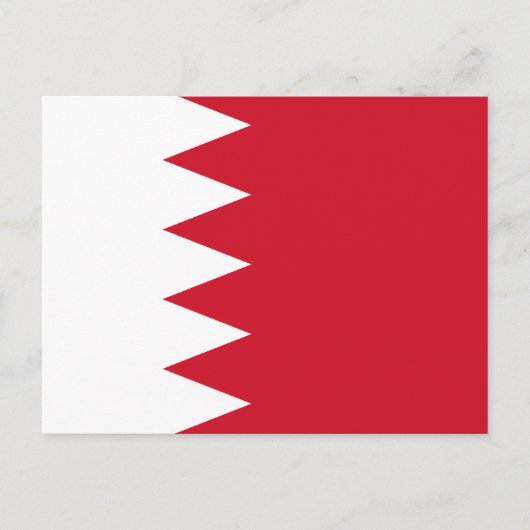 Patriottische vlag van het Bahreinse Briefkaart (Voorkant)