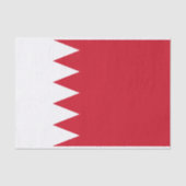 Patriottische vlag van het Bahreinse weefselpapier Tissuepapier (Voorkant)