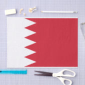 Patriottische vlag van het Bahreinse weefselpapier Tissuepapier (Craft)
