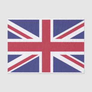 Patriottische Vlag van het Verenigd Koninkrijk Tissuepapier