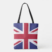 Patriottische Vlag van het Verenigd Koninkrijk Tote Bag (Achterkant)