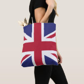 Patriottische Vlag van het Verenigd Koninkrijk Tote Bag (Dichtbij)