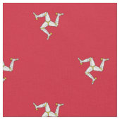 Patriottische vlag van Isle of Man Stof (Close Up)