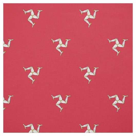 Patriottische vlag van Isle of Man Stof (Swatch)