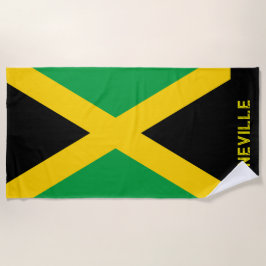 Patriottische vlag van Jamaica Strandlaken