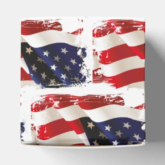 Patriottische vlag van juli 4e partijenvanger bedankdoosjes (Bovenkant)