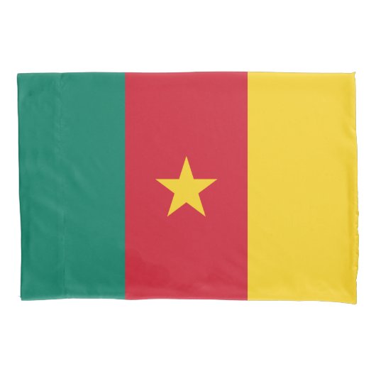 Patriottische vlag van Kameroen Kussensloop (Voorkant)