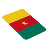 Patriottische vlag van Kameroen Magneet (Rechterzijde)