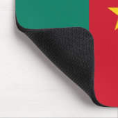 Patriottische vlag van Kameroen Muismat (Hoek)