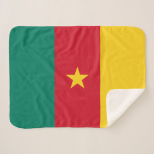 Patriottische vlag van Kameroen Sherpa Deken