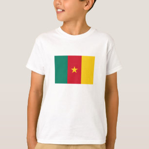 Patriottische vlag van Kameroen T-shirt
