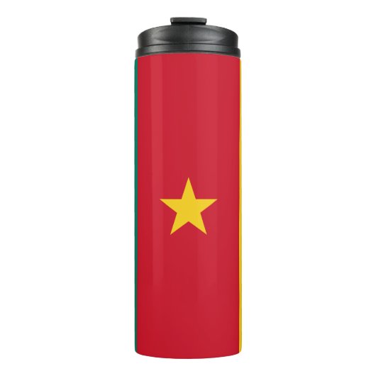 Patriottische vlag van Kameroen Thermosbeker (Voorkant)
