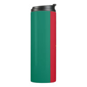Patriottische vlag van Kameroen Thermosbeker (Gedraaid links)