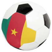 Patriottische vlag van Kameroen Voetbal (Drie kwart)