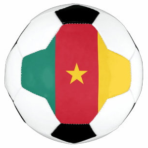 Patriottische vlag van Kameroen Voetbal