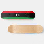 Patriottische vlag van Libië Persoonlijk Skateboard (Horizontaal)