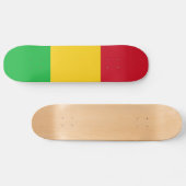 Patriottische vlag van Mali Persoonlijk Skateboard (Horizontaal)